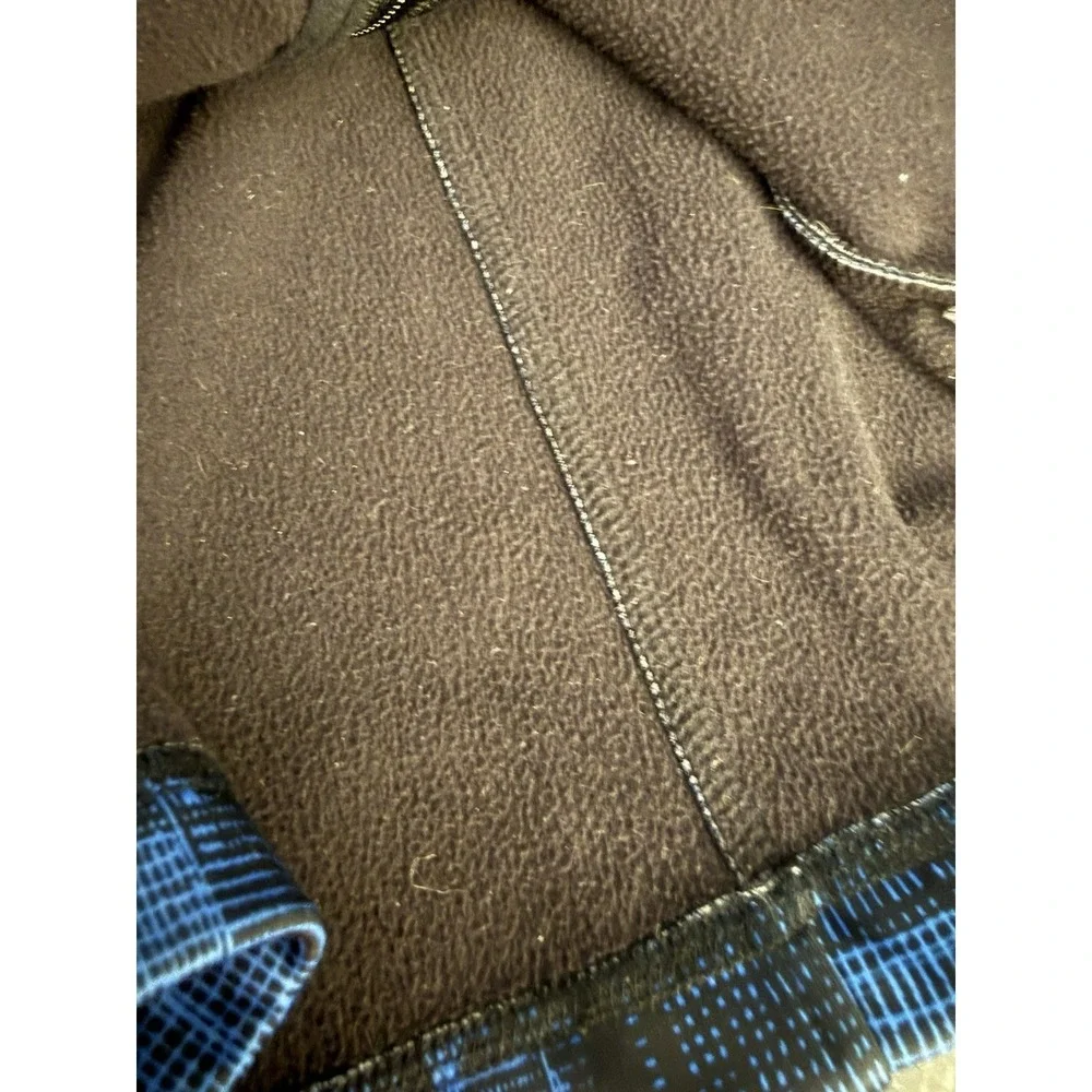 Burton Dry Ride Full Zip Sweatshirt Size Medium Blue Snowboard Hoodie Jacket